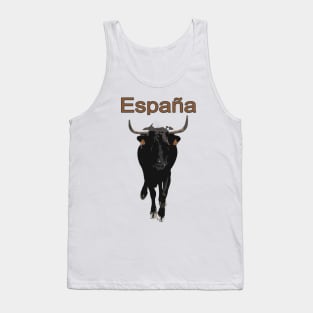 Espana, Spain, bull Tank Top